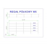 Regał półkowy M5 - 16 półek - 100kg - Зображення 2