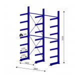 regał wspornikowy w1