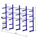 cantilever shelf w4
