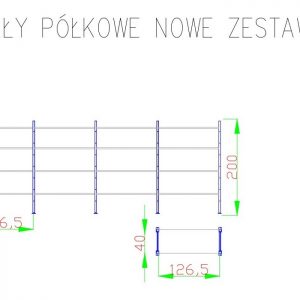 regał magazynowy - półkowy A4