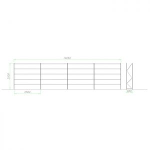 Midi Rack Regał półkowy zestaw D4