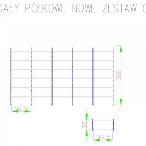 Regały magazynowe 30 półkowe C6