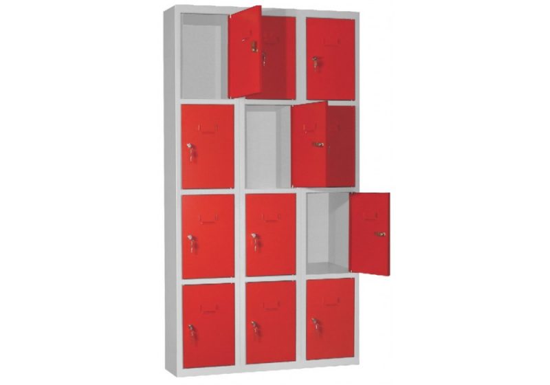 Metal storage cabinet