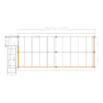 antresola do magazynu p5 30m2 rzut