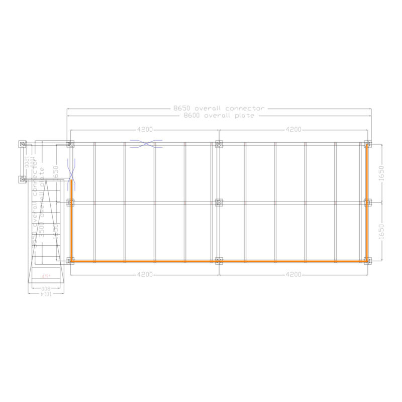 antresola do magazynu p5 30m2 rzut