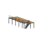 antresola do magazynu rzut z boku