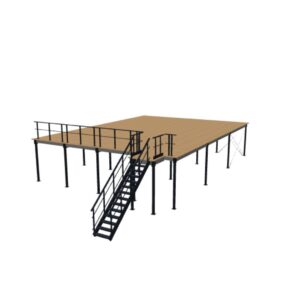 Antresola P3 barierka front; kąt