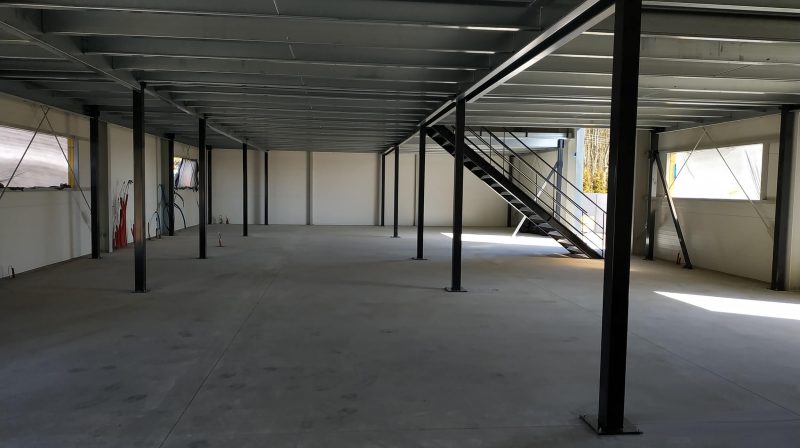 ground floor warehouse platform