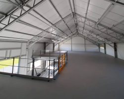складська платформа, вид на перший поверх
