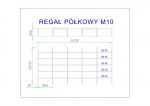 regał półkowy m10