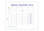 regał półkowy m12