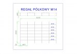 Regał półkowy M14 - 30 półek - 160kg - obrazek 2