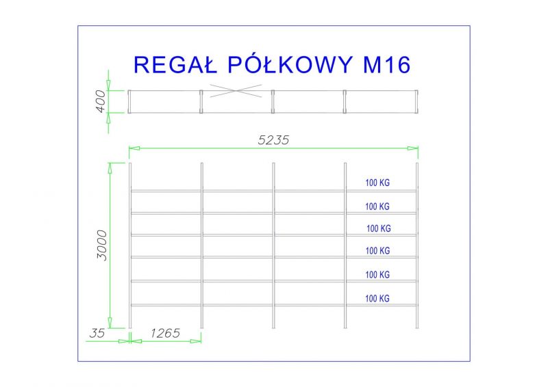 shelf rack m16