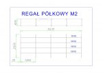Regał półkowy M2 - 16 półek - 100kg - obrazek 2
