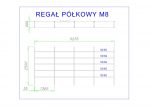 regał półkowy m8