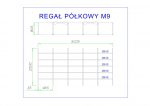 policový regál m9