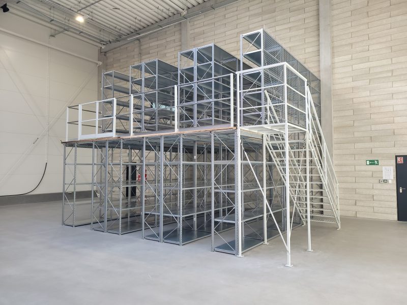 industrial storage mezzanine