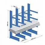 regał wspornikowy w9