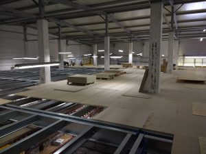 будівництво складської платформи 5