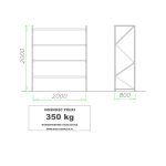 regał panelowy metalowy mrt3