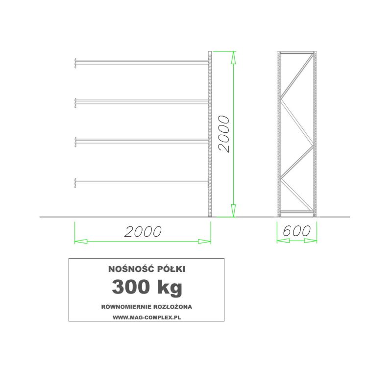 moduł dostawny mrt 15 2000mm płyta wiórowa
