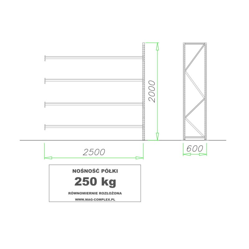 moduł dostawny mrt 16 2000mm płyta wiórowa