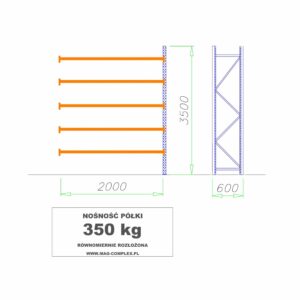 add-on column shelf rack mrc-12