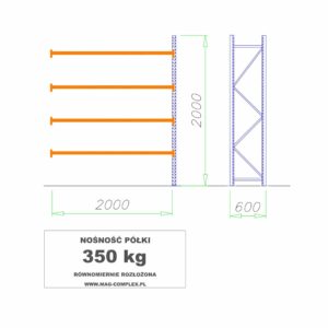 add-on column shelf rack mrc-9