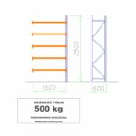 add-on column shelf rack mrc-8