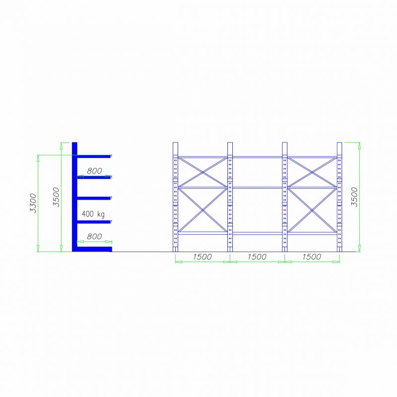 cantilever shelf wr4