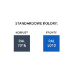stoły warsztatowe kolorystyka 5010