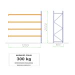 Rysunek techniczny kolumna dostawna MRTK-2