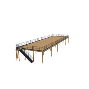 antresola magazynowa p12 widok z boku