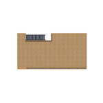 antresola magazynowa p9 75m2 widok z góry