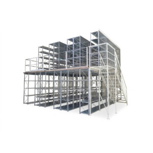 regały półkowe z piętrem