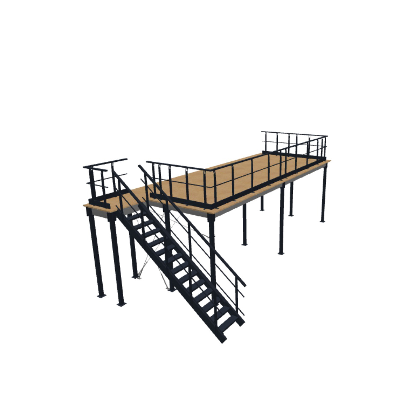 antresola do magazynu p5 30m2 bok