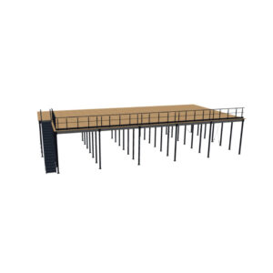 Antresola magazynowa P11 194m2 widok z przodu
