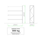 moduł dostawny mrt 15 2000mm płyta wiórowa