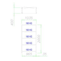 modul podstawowy m20 regal