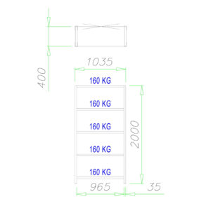 modul podstawowy m20 regal
