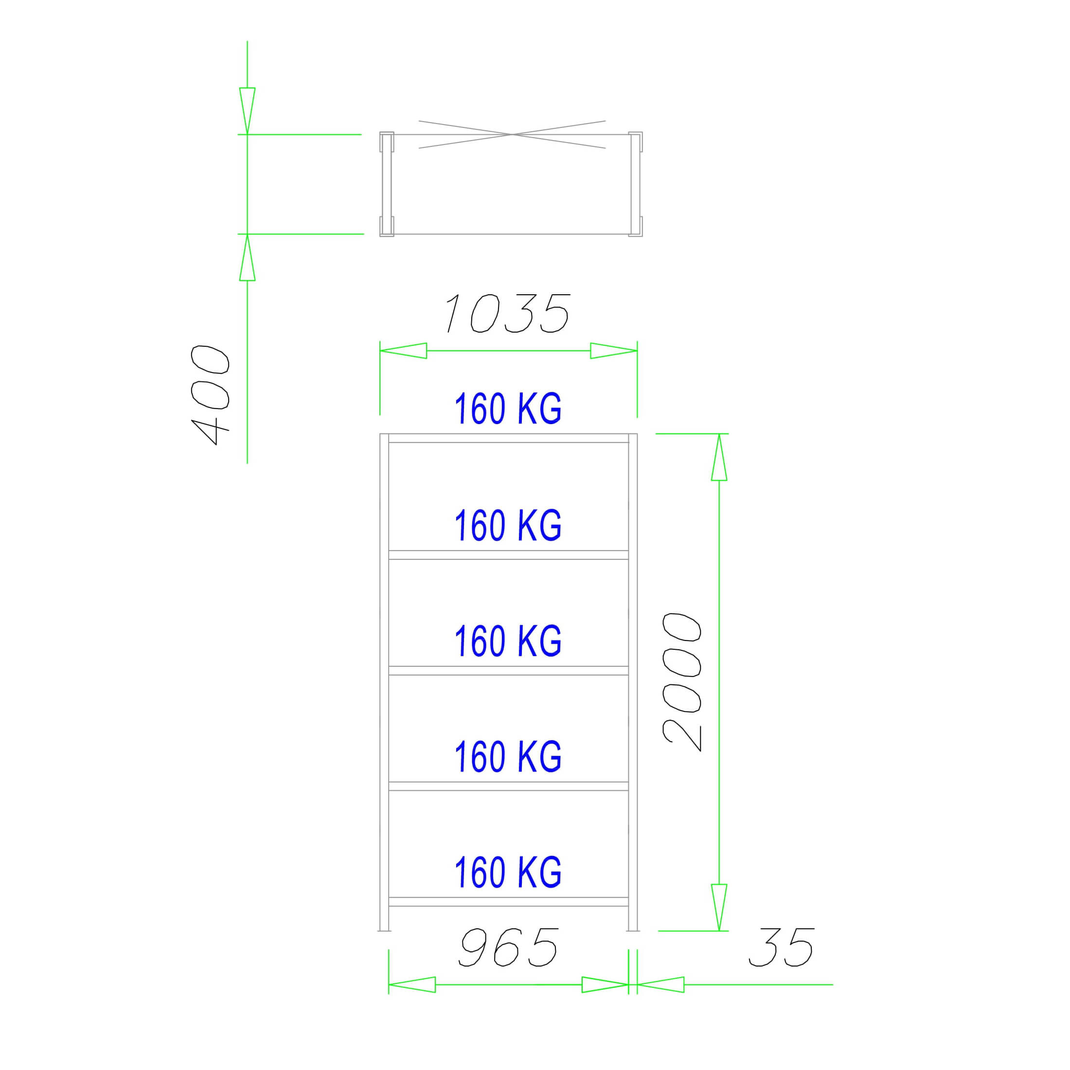 modul podstawowy m20 regal