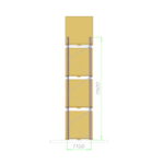 regał palety bok 250cm