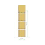 regał palety bok 450cm