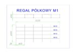 regał półkowy m1