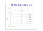 regał półkowy m12