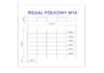 Regał półkowy M14 - 30 półek - 160kg - obrazek 2