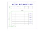 regał półkowy m17