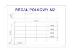 Regał półkowy M2 - 16 półek - 100kg - obrazek 2