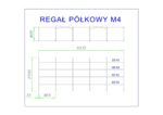 regał półkowy m4