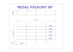 regał półkowy m7